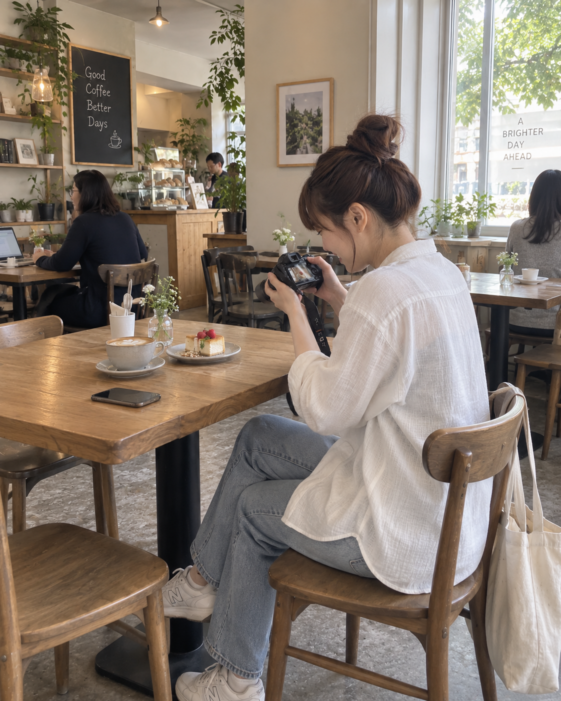 内藤：カメラを構えるプロフィール写真